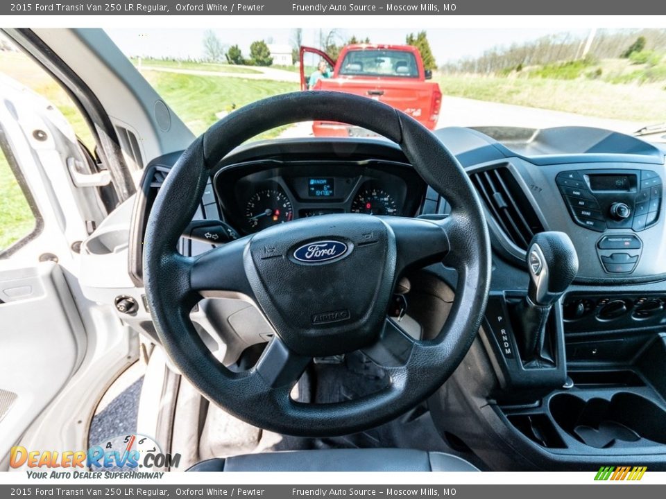 2015 Ford Transit Van 250 LR Regular Oxford White / Pewter Photo #31