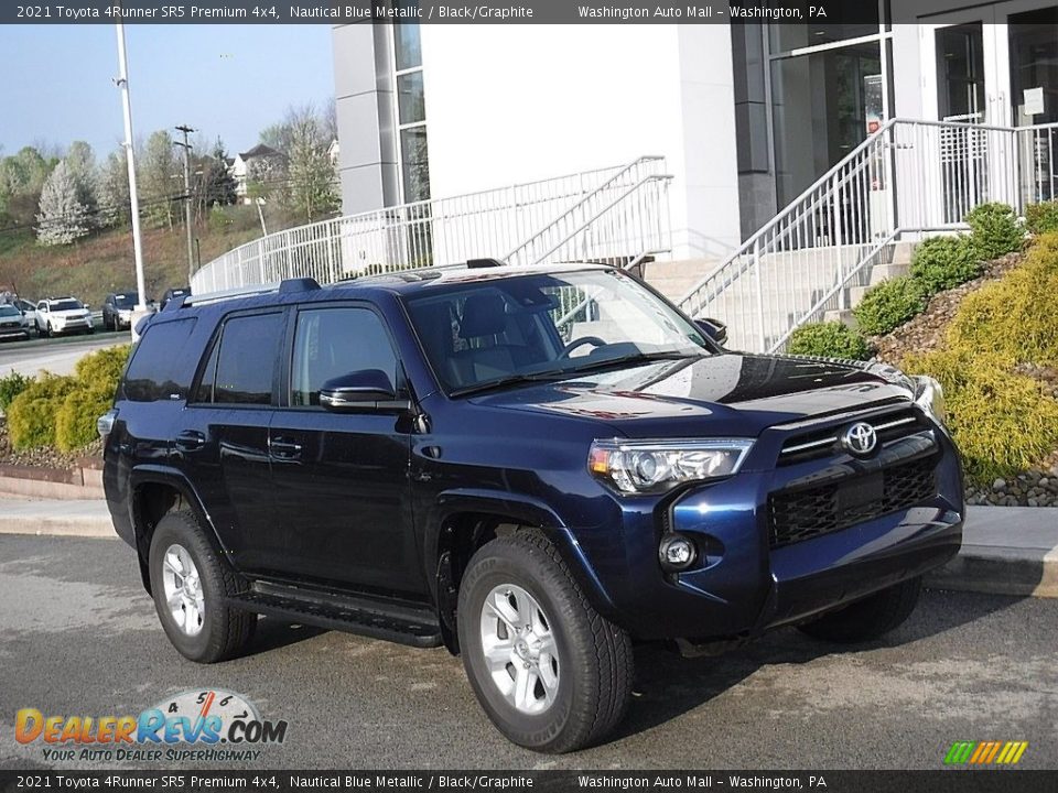 2021 Toyota 4Runner SR5 Premium 4x4 Nautical Blue Metallic / Black/Graphite Photo #1