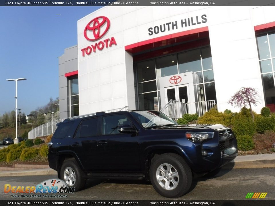 2021 Toyota 4Runner SR5 Premium 4x4 Nautical Blue Metallic / Black/Graphite Photo #2