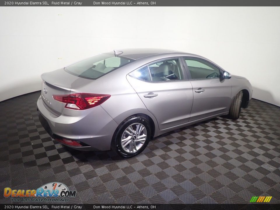 2020 Hyundai Elantra SEL Fluid Metal / Gray Photo #18