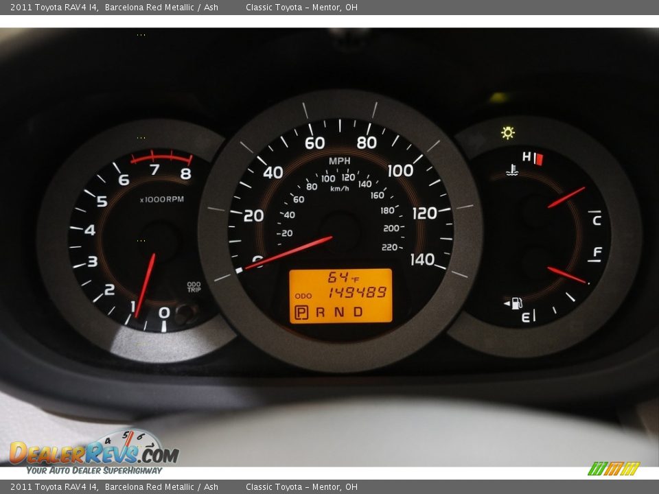 2011 Toyota RAV4 I4 Barcelona Red Metallic / Ash Photo #8