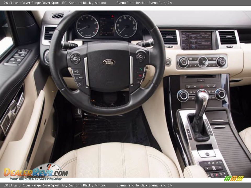 2013 Land Rover Range Rover Sport HSE Santorini Black / Almond Photo #5