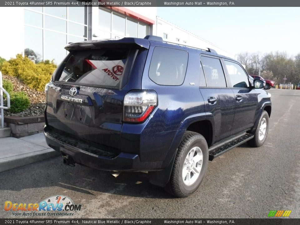 2021 Toyota 4Runner SR5 Premium 4x4 Nautical Blue Metallic / Black/Graphite Photo #16