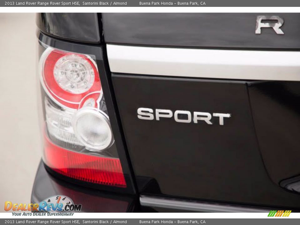 2013 Land Rover Range Rover Sport HSE Santorini Black / Almond Photo #10