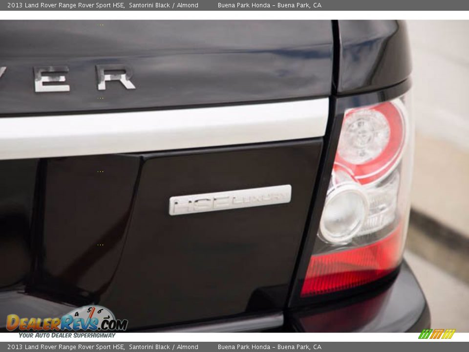 2013 Land Rover Range Rover Sport HSE Santorini Black / Almond Photo #11