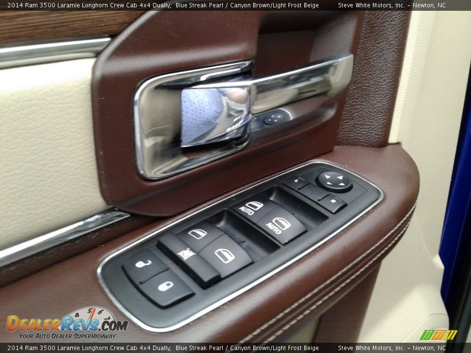 Door Panel of 2014 Ram 3500 Laramie Longhorn Crew Cab 4x4 Dually Photo #16