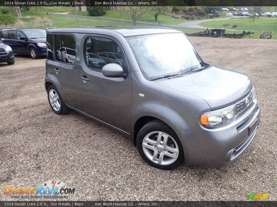 2014 Nissan Cube 1.8 SL Gun Metallic / Black Photo #2