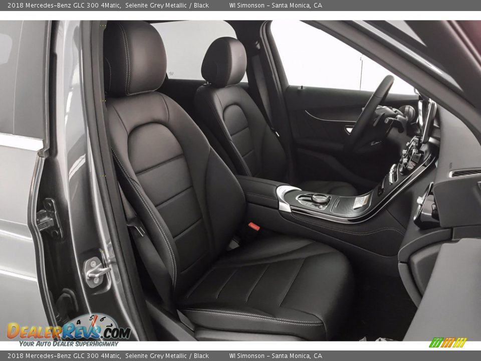 2018 Mercedes-Benz GLC 300 4Matic Selenite Grey Metallic / Black Photo #2