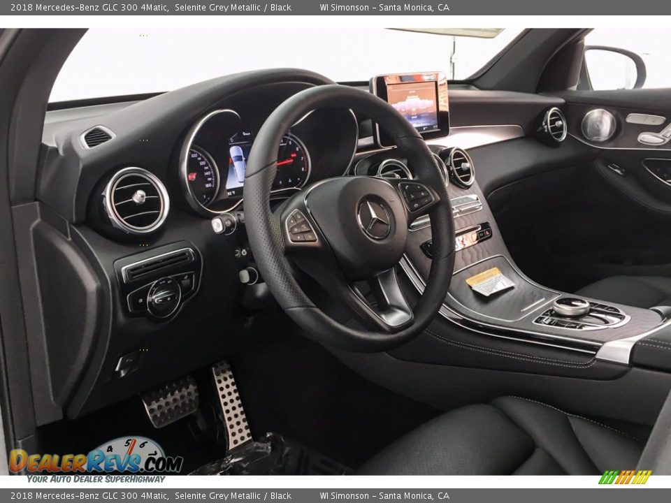 2018 Mercedes-Benz GLC 300 4Matic Selenite Grey Metallic / Black Photo #5