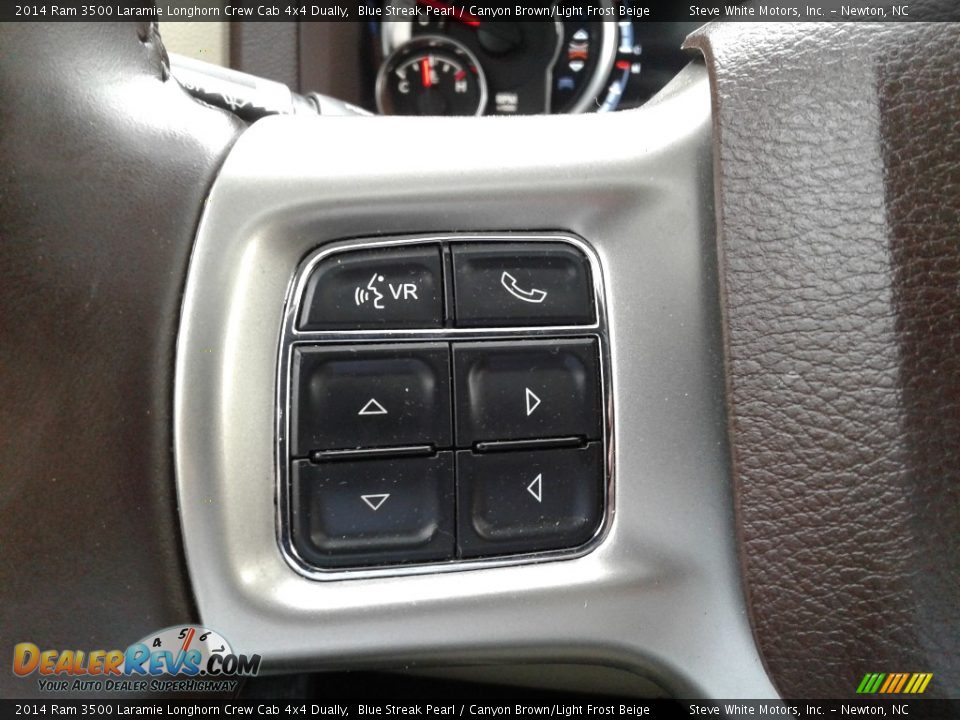 2014 Ram 3500 Laramie Longhorn Crew Cab 4x4 Dually Steering Wheel Photo #23