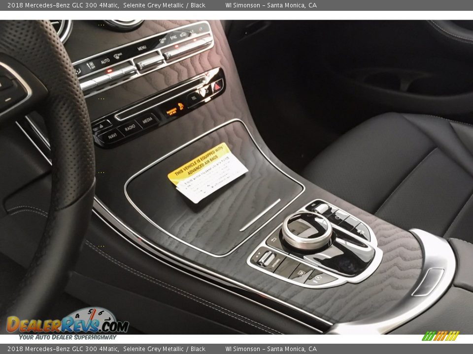 2018 Mercedes-Benz GLC 300 4Matic Selenite Grey Metallic / Black Photo #7