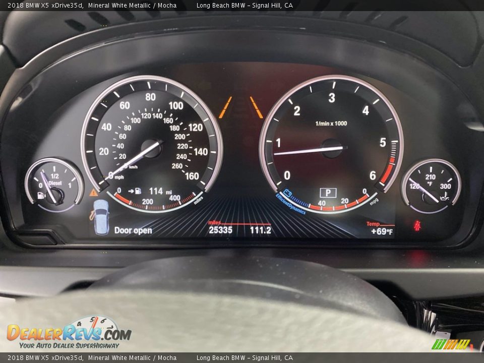 2018 BMW X5 xDrive35d Gauges Photo #20