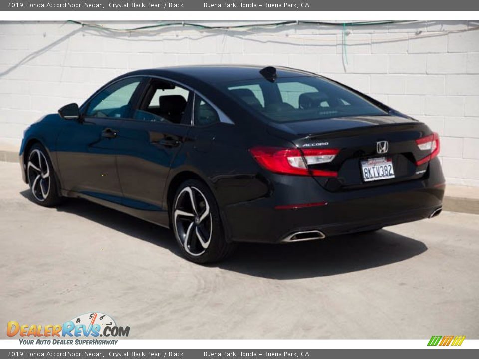 2019 Honda Accord Sport Sedan Crystal Black Pearl / Black Photo #2