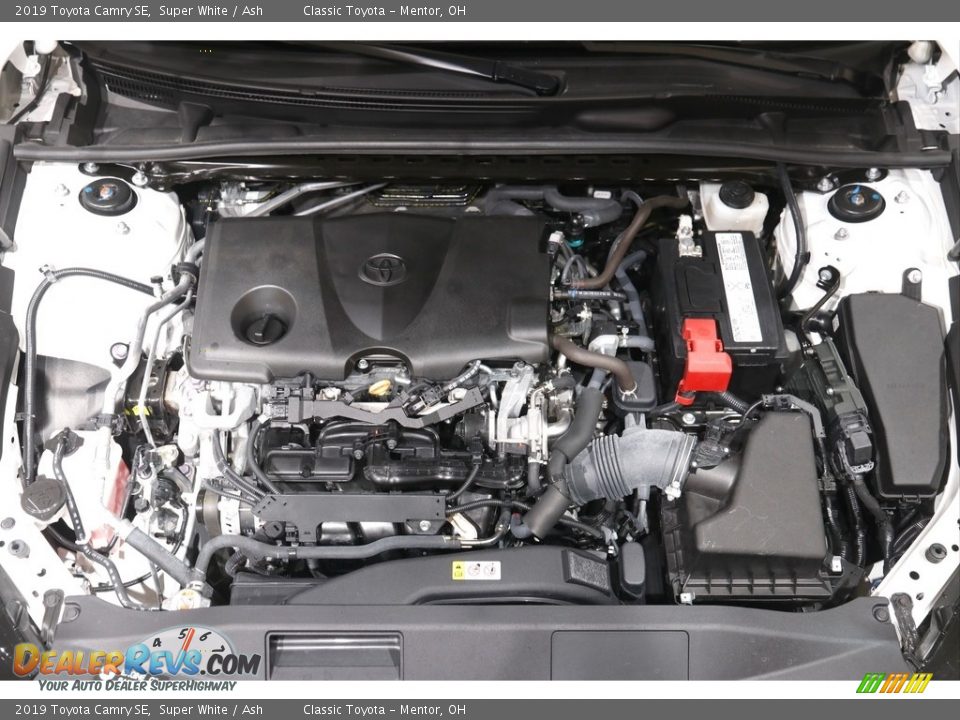 2019 Toyota Camry SE Super White / Ash Photo #17