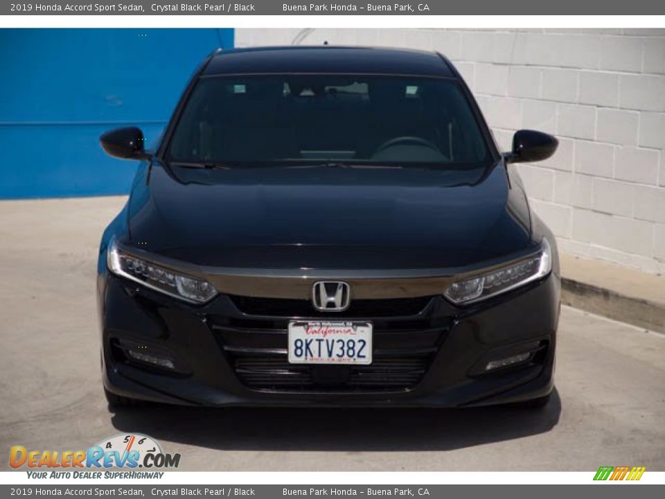 2019 Honda Accord Sport Sedan Crystal Black Pearl / Black Photo #7