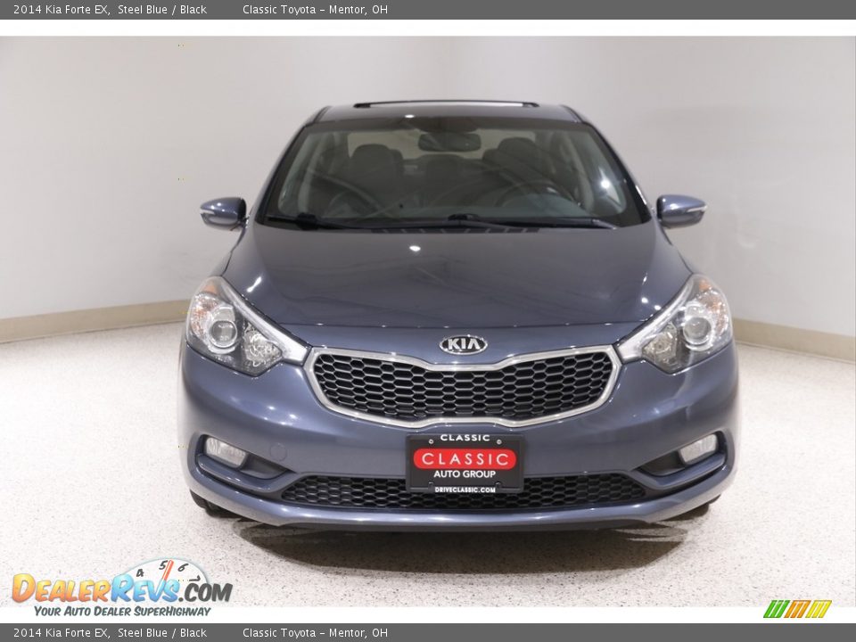 2014 Kia Forte EX Steel Blue / Black Photo #2