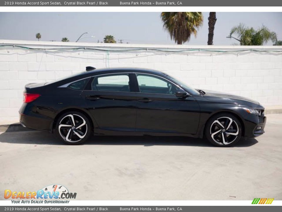 2019 Honda Accord Sport Sedan Crystal Black Pearl / Black Photo #12