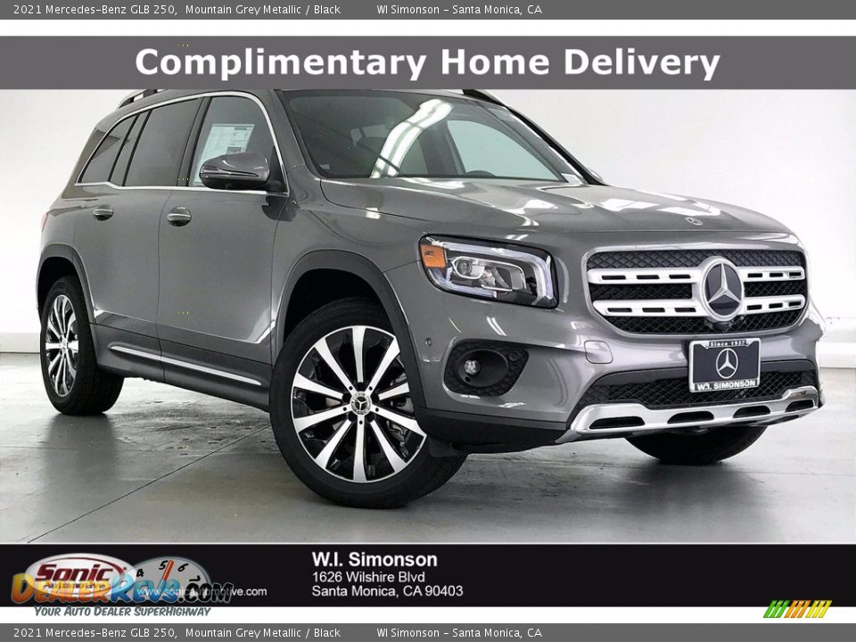 2021 Mercedes-Benz GLB 250 Mountain Grey Metallic / Black Photo #1