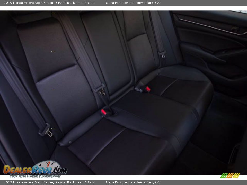 2019 Honda Accord Sport Sedan Crystal Black Pearl / Black Photo #22