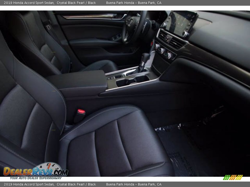 2019 Honda Accord Sport Sedan Crystal Black Pearl / Black Photo #23