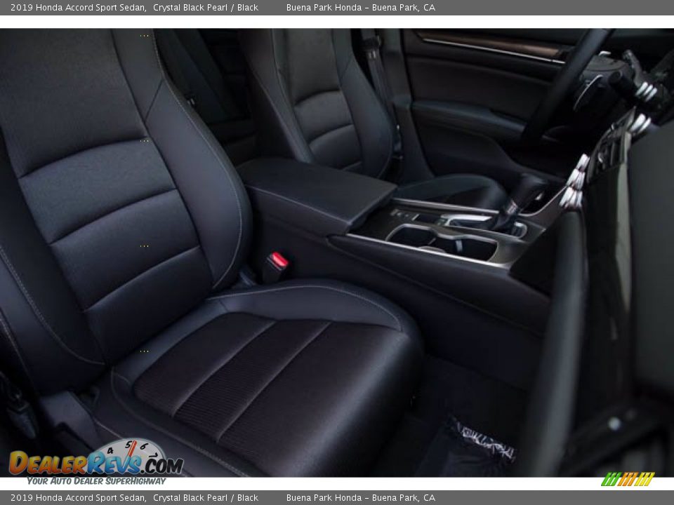 2019 Honda Accord Sport Sedan Crystal Black Pearl / Black Photo #24