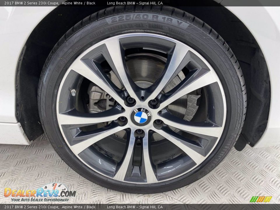 2017 BMW 2 Series 230i Coupe Alpine White / Black Photo #6