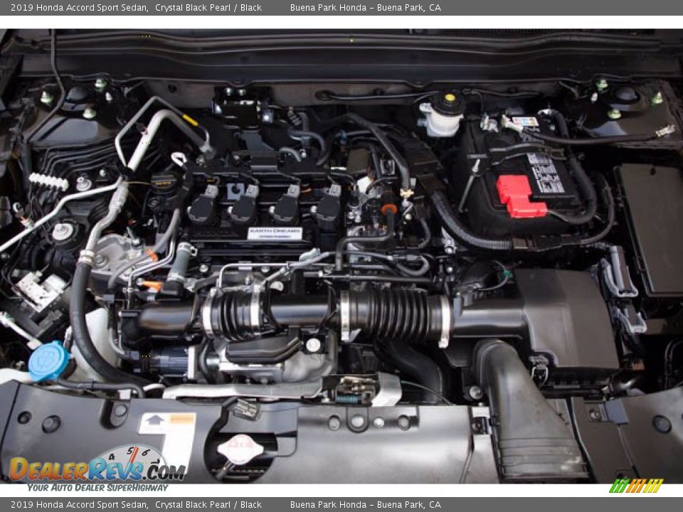 2019 Honda Accord Sport Sedan Crystal Black Pearl / Black Photo #33