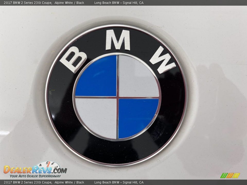 2017 BMW 2 Series 230i Coupe Alpine White / Black Photo #8