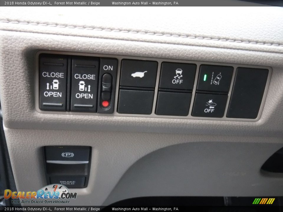 2018 Honda Odyssey EX-L Forest Mist Metallic / Beige Photo #14