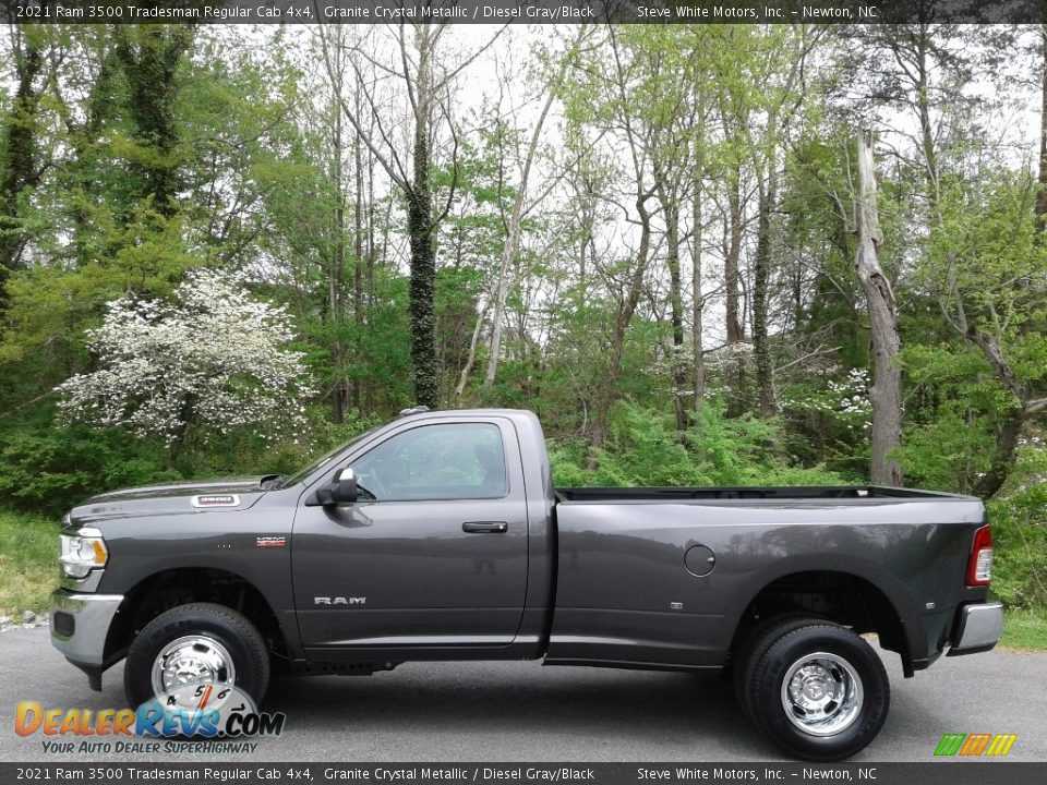 2021 Ram 3500 Tradesman Regular Cab 4x4 Granite Crystal Metallic / Diesel Gray/Black Photo #1