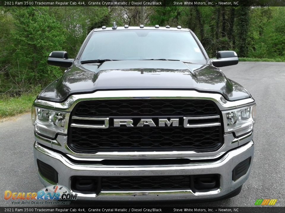 2021 Ram 3500 Tradesman Regular Cab 4x4 Granite Crystal Metallic / Diesel Gray/Black Photo #3