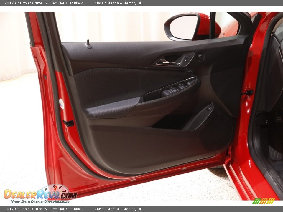 2017 Chevrolet Cruze LS Red Hot / Jet Black Photo #4