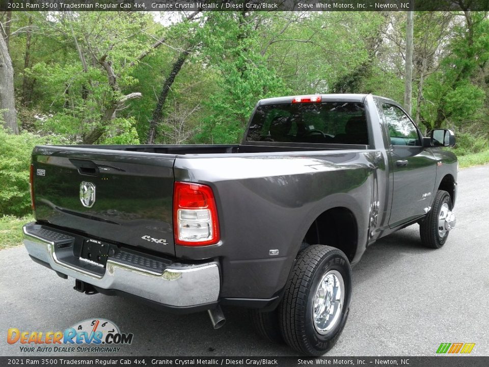 2021 Ram 3500 Tradesman Regular Cab 4x4 Granite Crystal Metallic / Diesel Gray/Black Photo #6