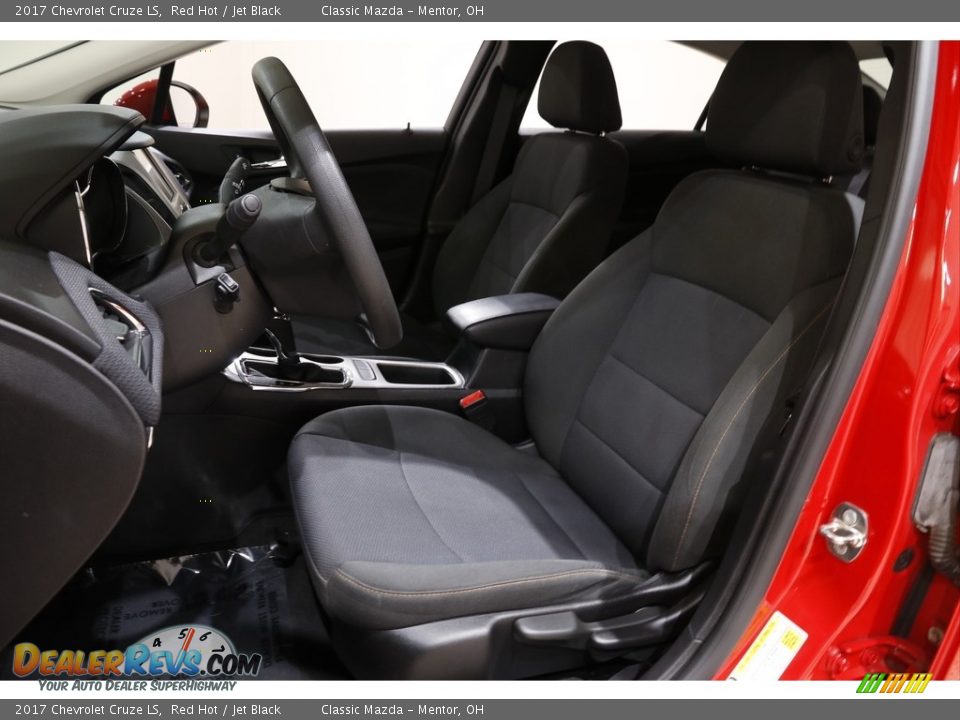 2017 Chevrolet Cruze LS Red Hot / Jet Black Photo #5
