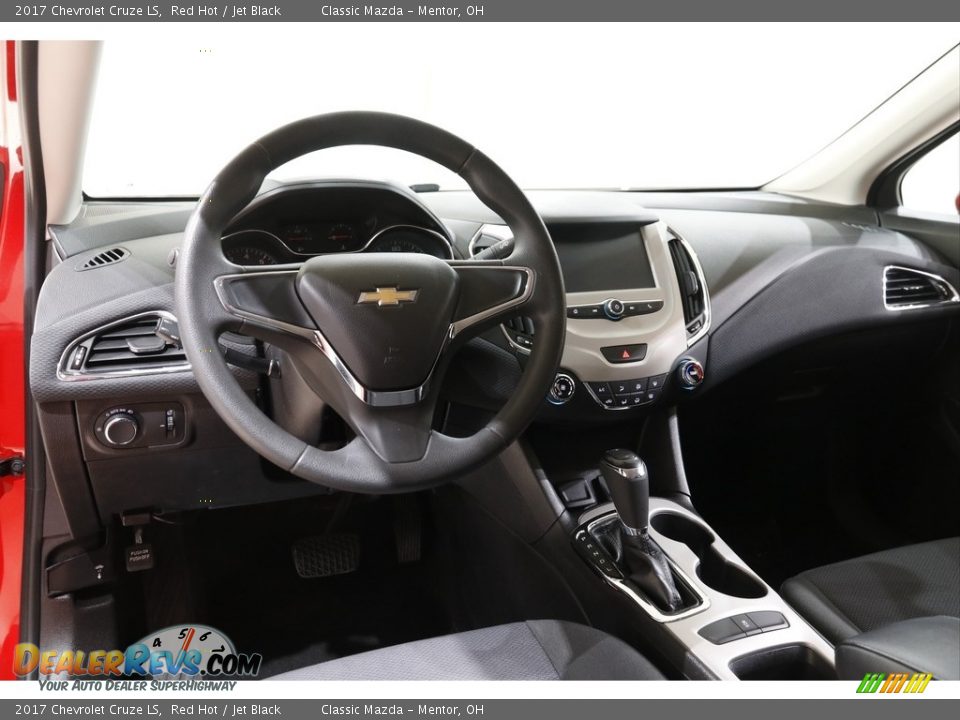 2017 Chevrolet Cruze LS Red Hot / Jet Black Photo #6