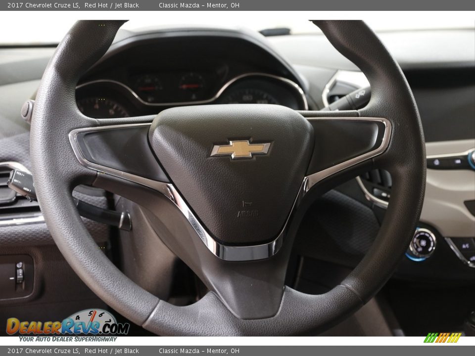 2017 Chevrolet Cruze LS Red Hot / Jet Black Photo #7