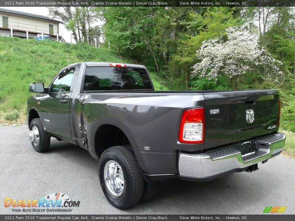 2021 Ram 3500 Tradesman Regular Cab 4x4 Granite Crystal Metallic / Diesel Gray/Black Photo #9