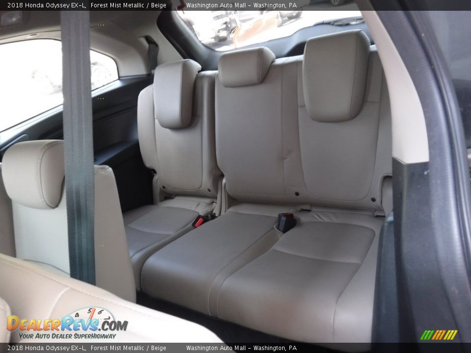 2018 Honda Odyssey EX-L Forest Mist Metallic / Beige Photo #28