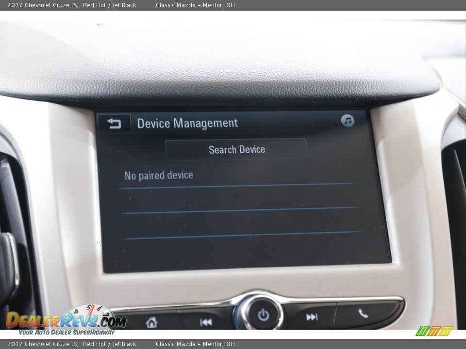 2017 Chevrolet Cruze LS Red Hot / Jet Black Photo #11
