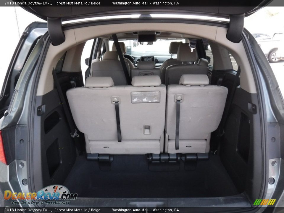 2018 Honda Odyssey EX-L Forest Mist Metallic / Beige Photo #30