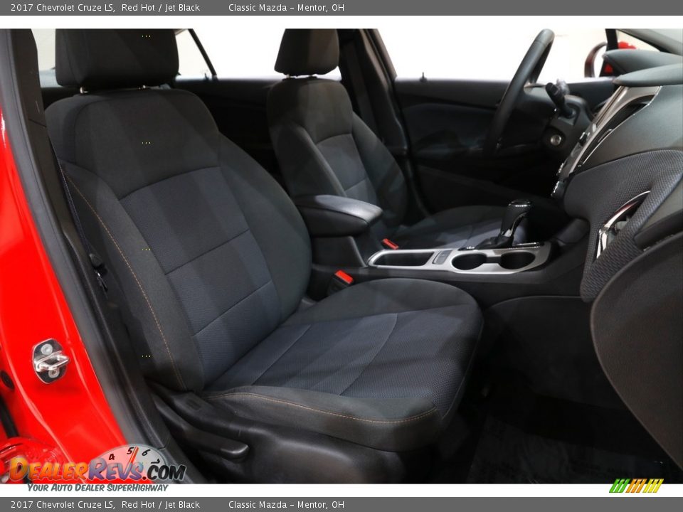 2017 Chevrolet Cruze LS Red Hot / Jet Black Photo #14