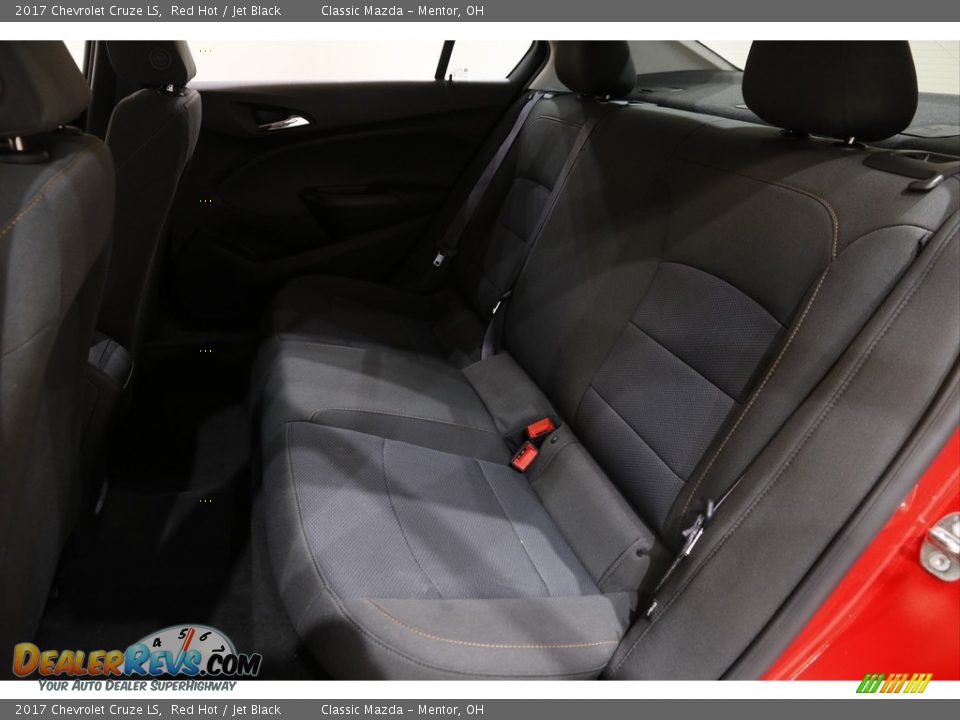 2017 Chevrolet Cruze LS Red Hot / Jet Black Photo #16