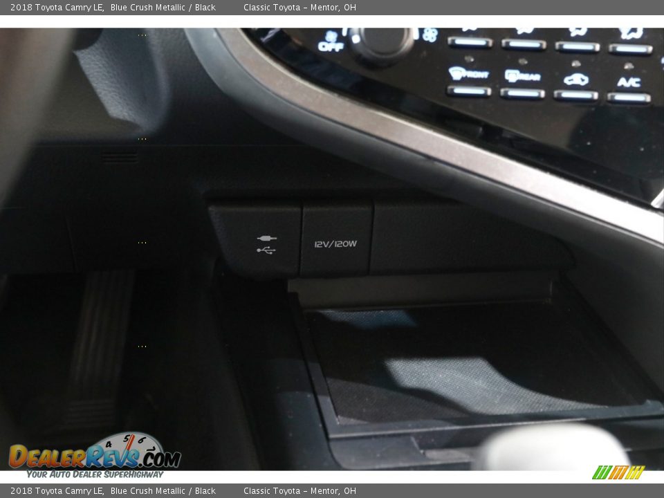 2018 Toyota Camry LE Blue Crush Metallic / Black Photo #12