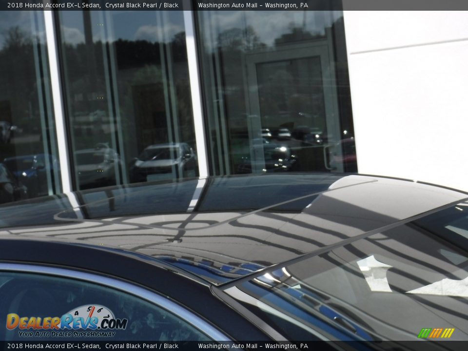 2018 Honda Accord EX-L Sedan Crystal Black Pearl / Black Photo #3