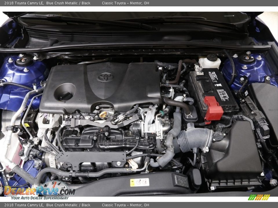 2018 Toyota Camry LE Blue Crush Metallic / Black Photo #18