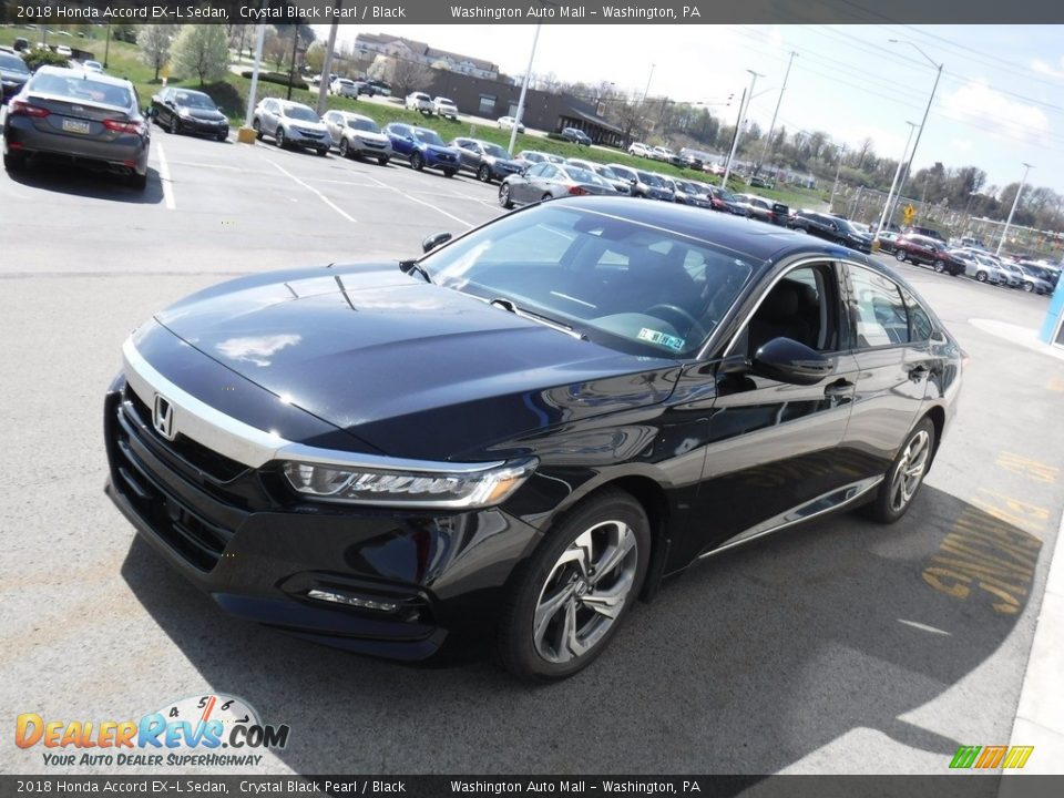 2018 Honda Accord EX-L Sedan Crystal Black Pearl / Black Photo #5