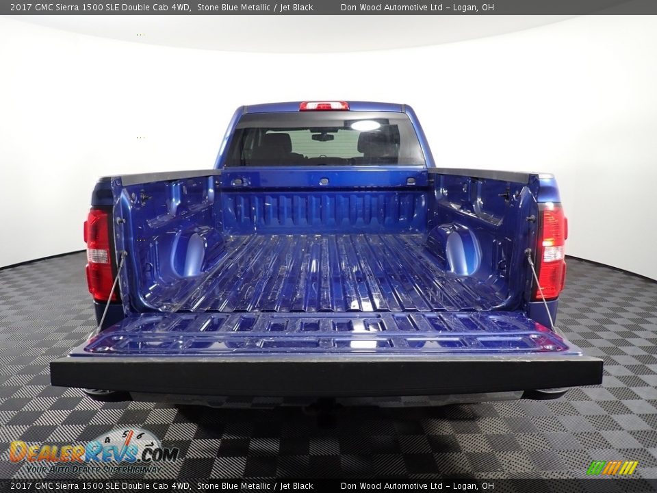2017 GMC Sierra 1500 SLE Double Cab 4WD Stone Blue Metallic / Jet Black Photo #14