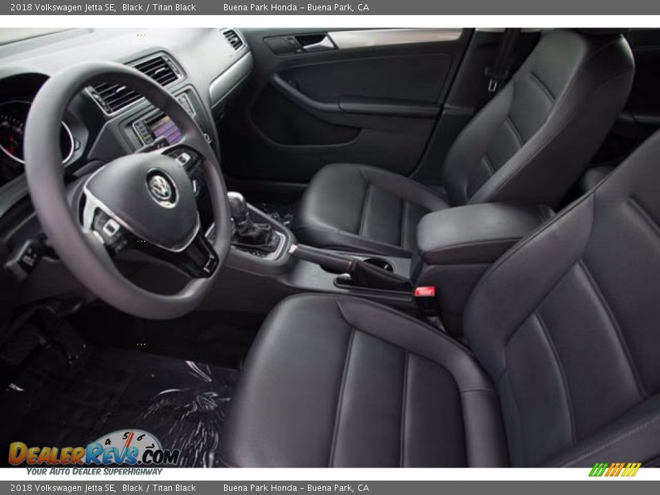 Titan Black Interior - 2018 Volkswagen Jetta SE Photo #3
