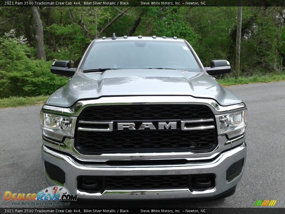 2021 Ram 3500 Tradesman Crew Cab 4x4 Billet Silver Metallic / Black Photo #3