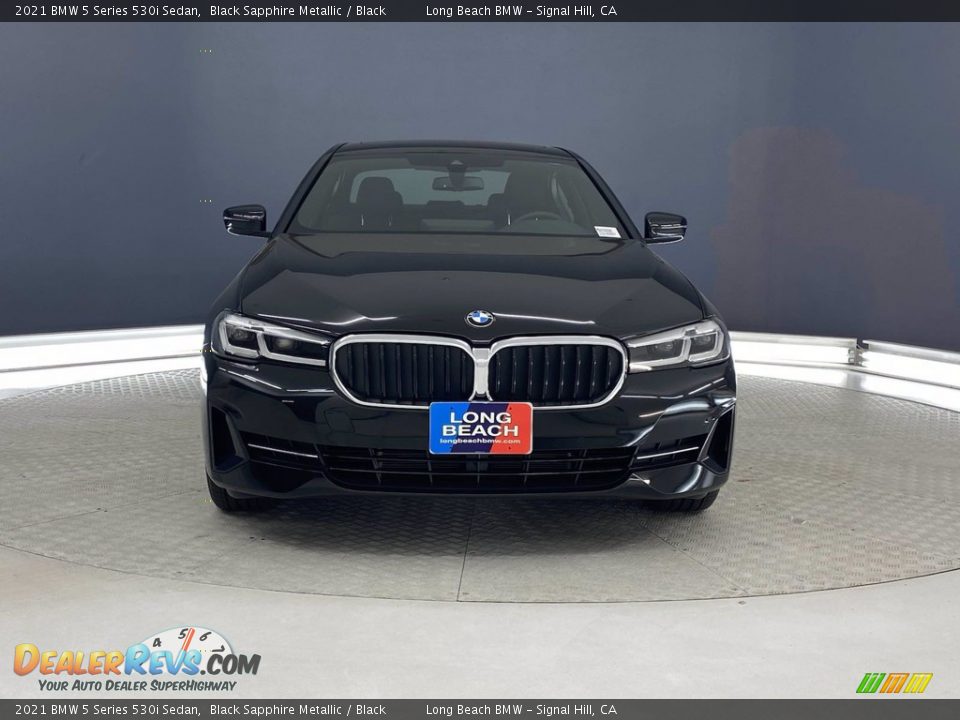 2021 BMW 5 Series 530i Sedan Black Sapphire Metallic / Black Photo #2